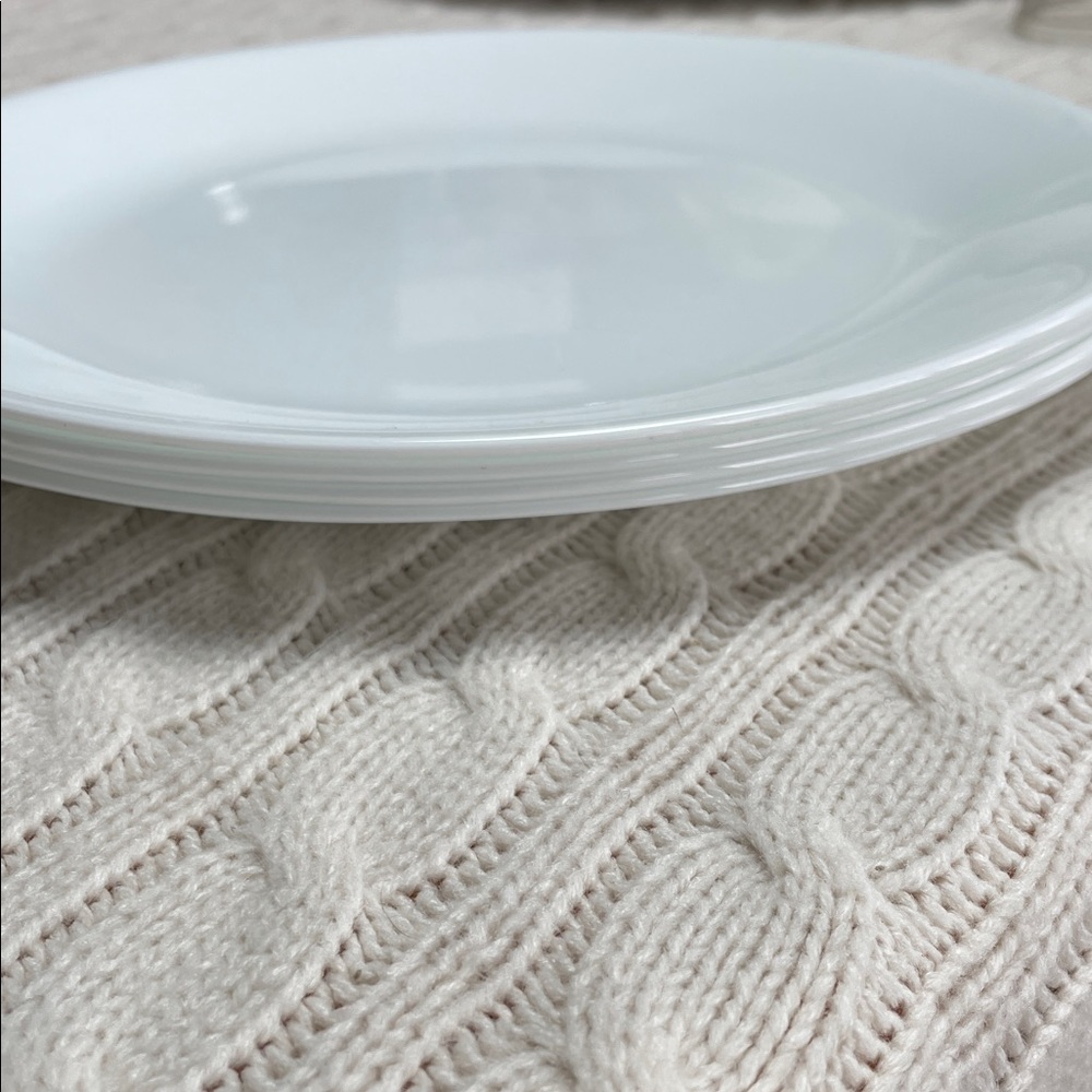 4 Corelle by Corning Classic White Frost Dinner Plate Set. Measurements in pics - Picture 9 of 9